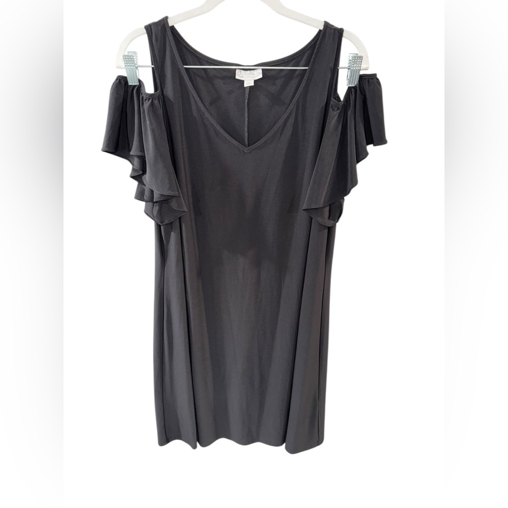 Elegant‎ Black Midi Dress